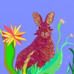 An artwork of a rabbit by Sonny Bean